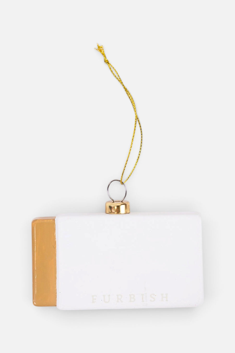 Aspen Matchbook Ornament – back view