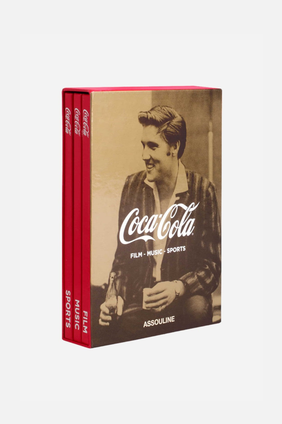 Assouline Coca-Cola: Film, Music, Sports Set of 3 – front view