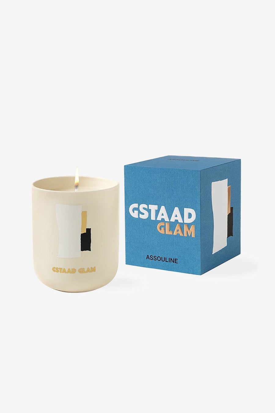Assouline Gstaad Glam Travel Candle – front view