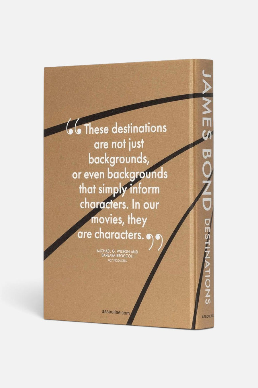 Assouline James Bond Destinations Book – back view
