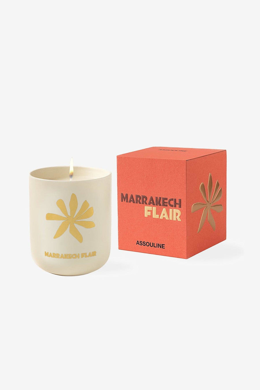 Assouline Marrakech Flair Travel Candle – front view