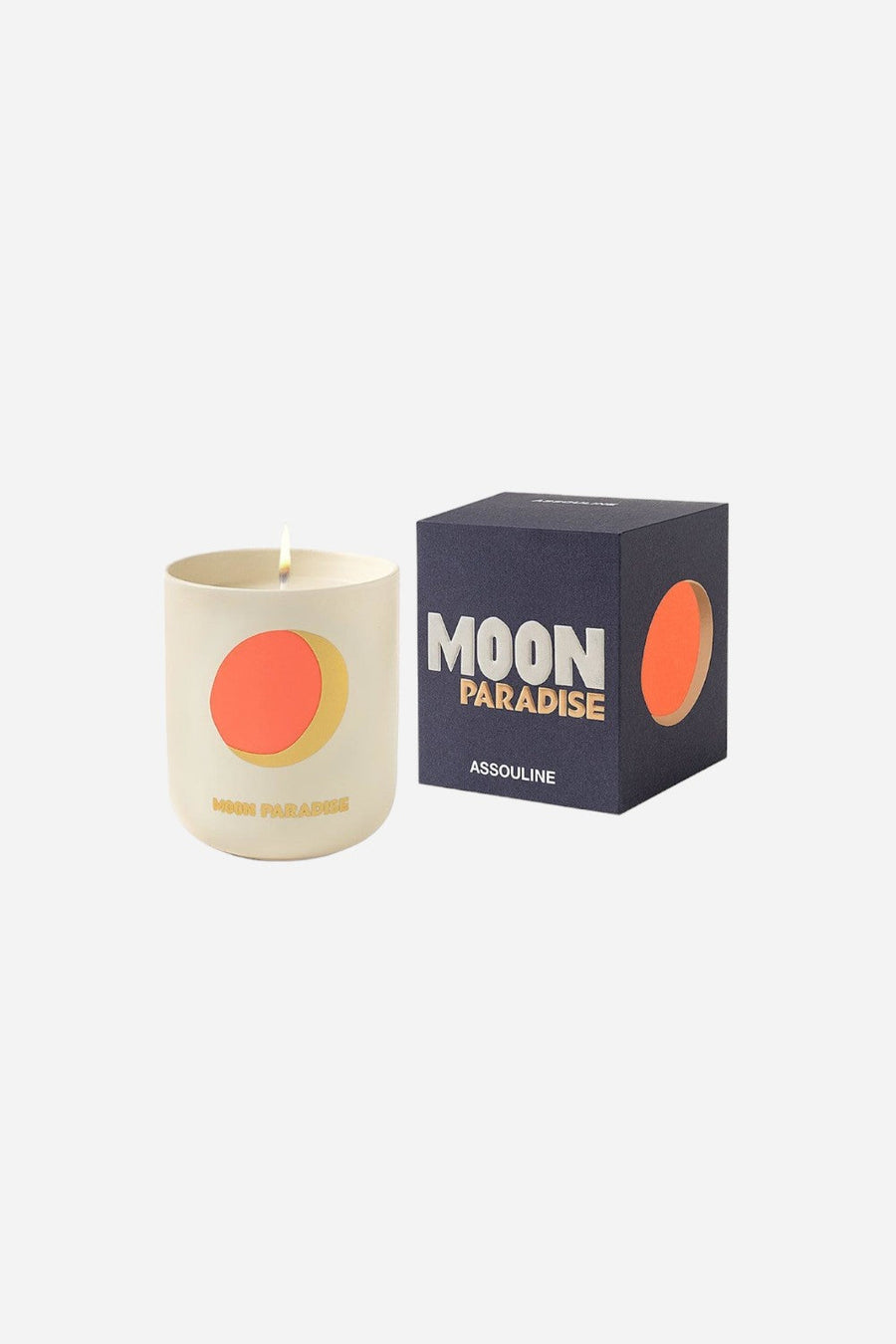 Assouline Moon Paradise Travel From Home Candle – front view