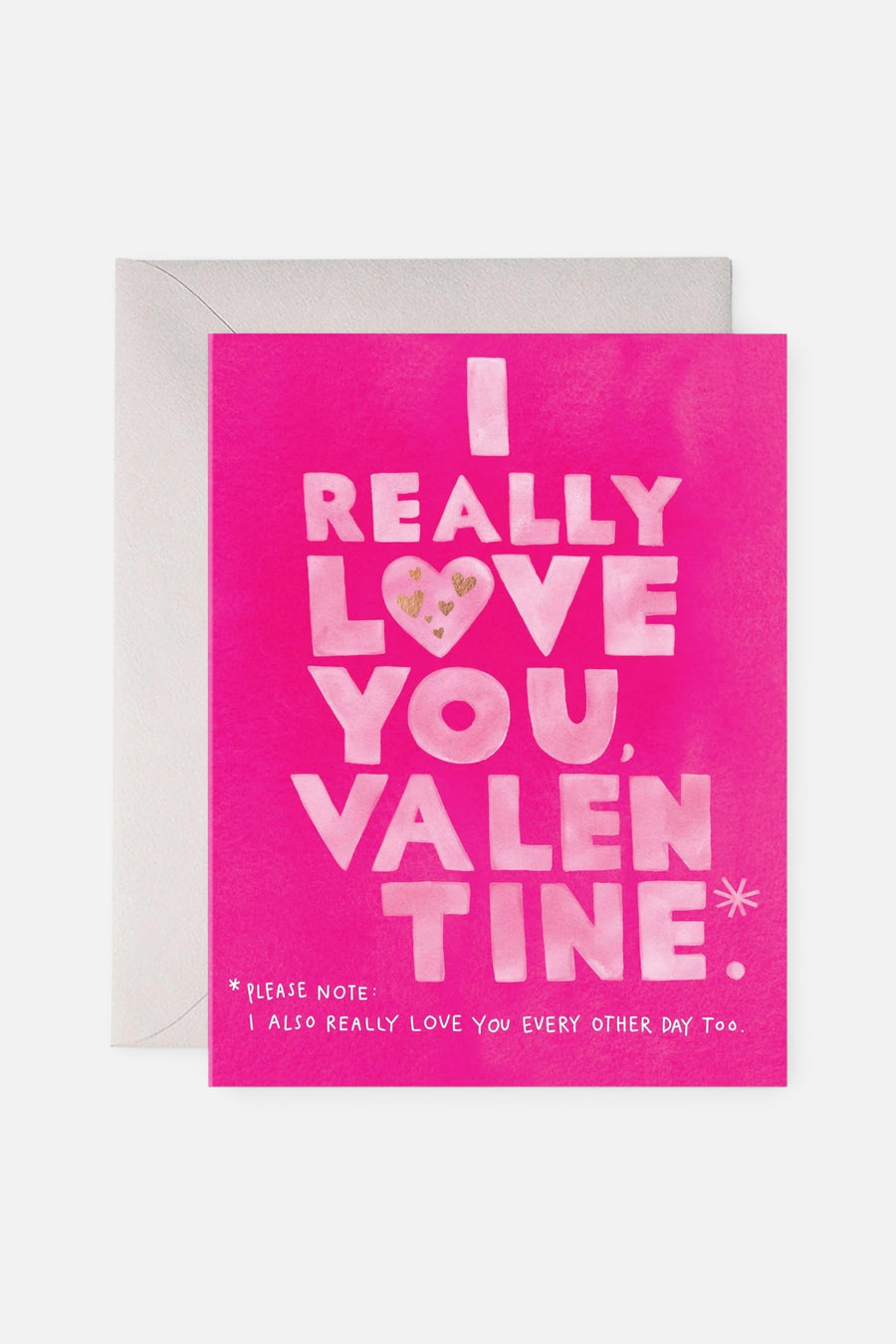 Asterisk Valentine Card – front view