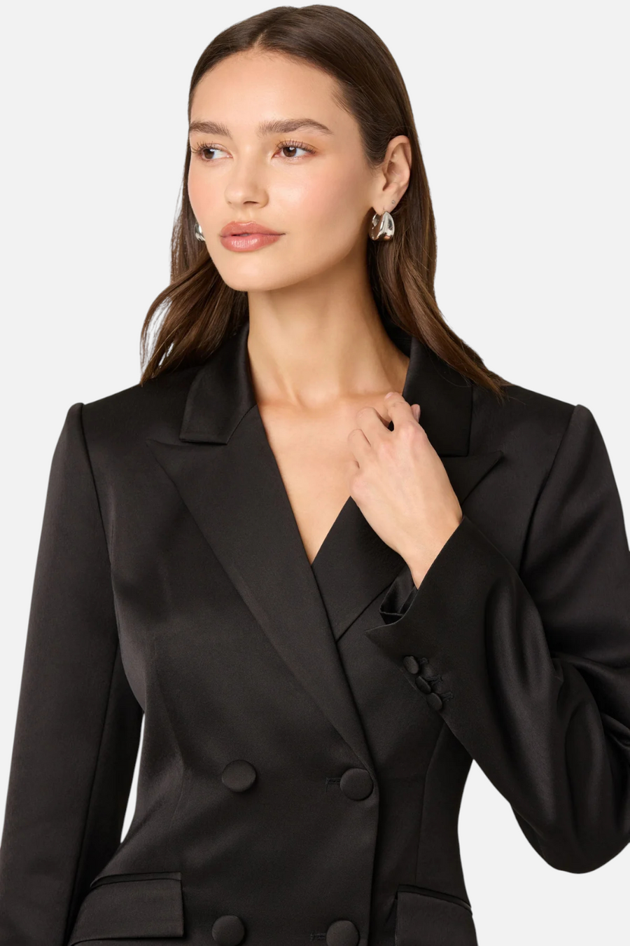 Astr the Label Breonna Dress in Black – detail
