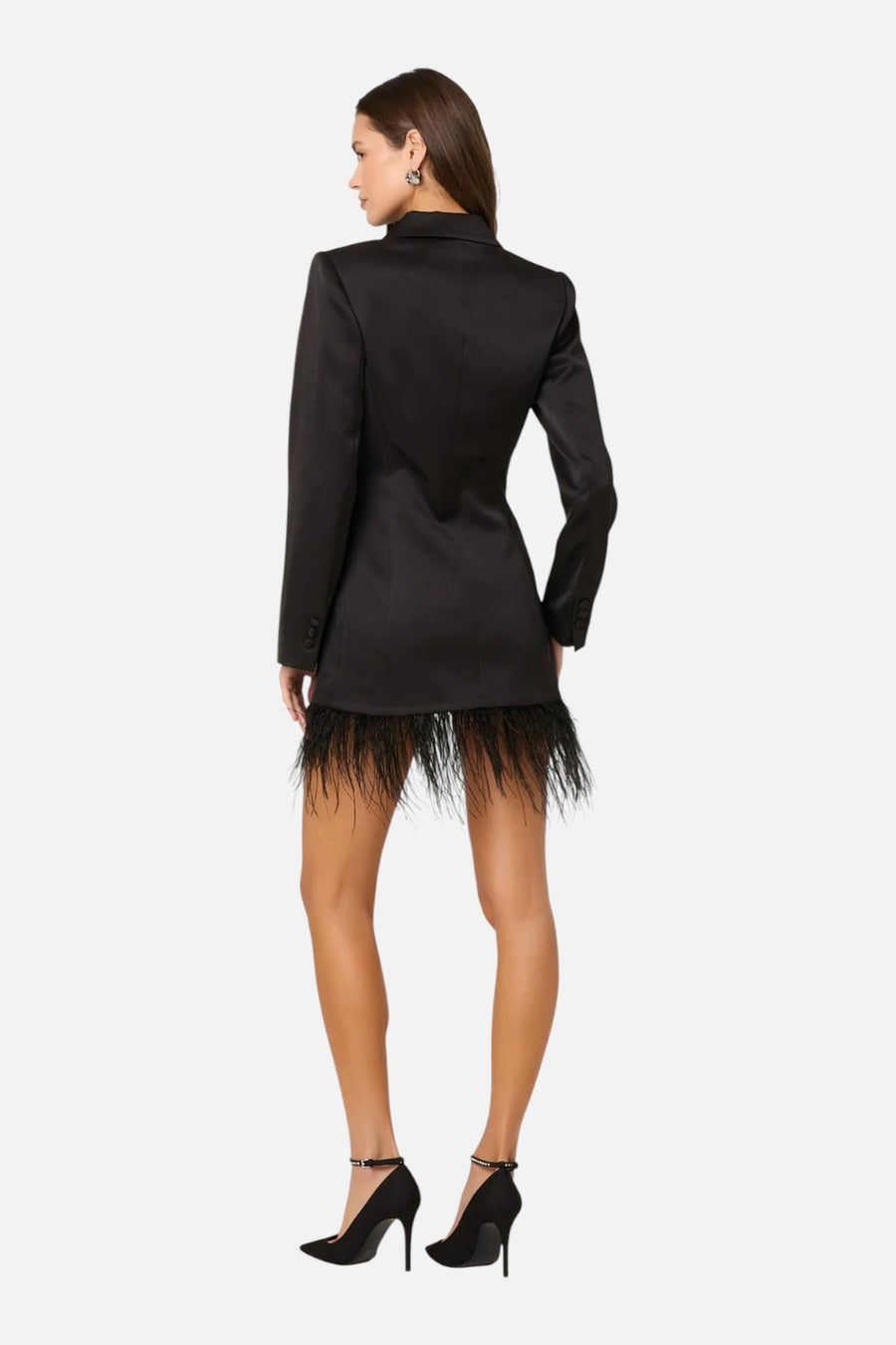 Astr the Label Breonna Dress in Black – side view