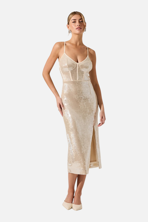 Astr the Label Liese Dress in Cream