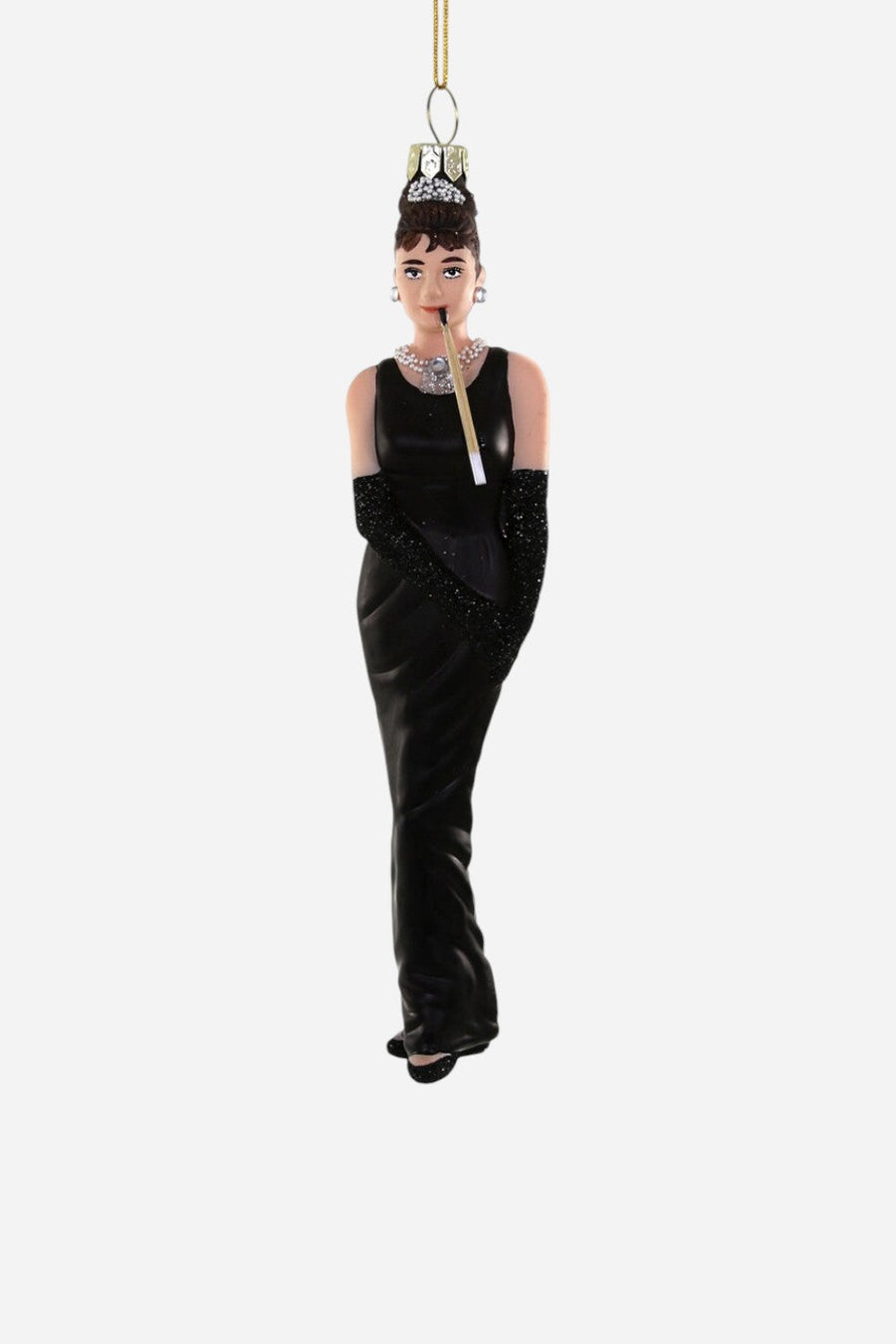 Audrey Hepburn Ornament – front view