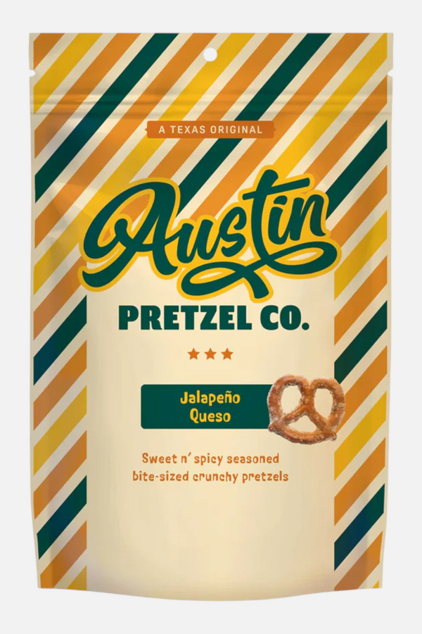 Austin Pretzel Company Jalapeno Queso Pretzels