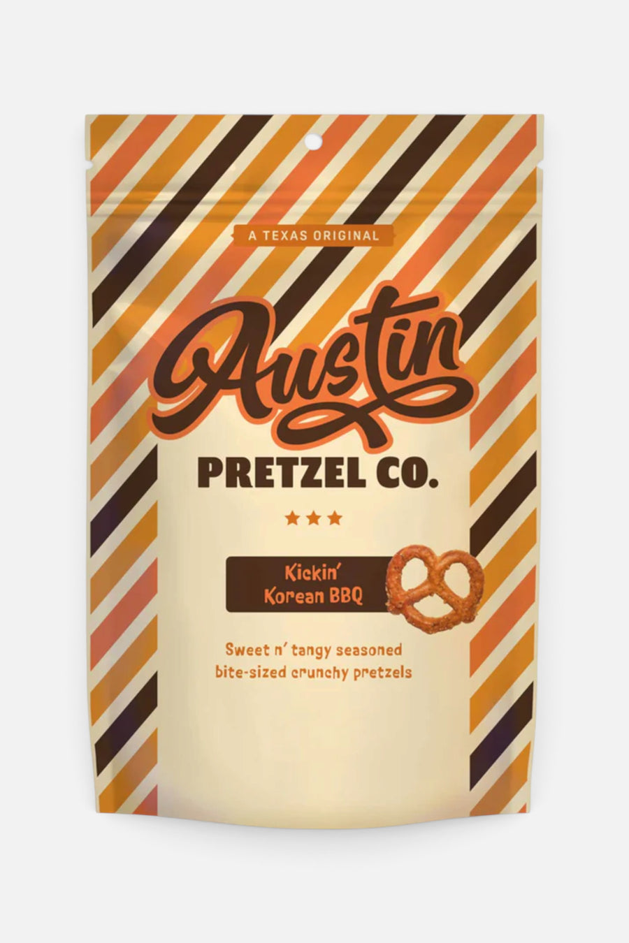Austin Pretzel Company Kickin Korean BBQ Pretzels – front view