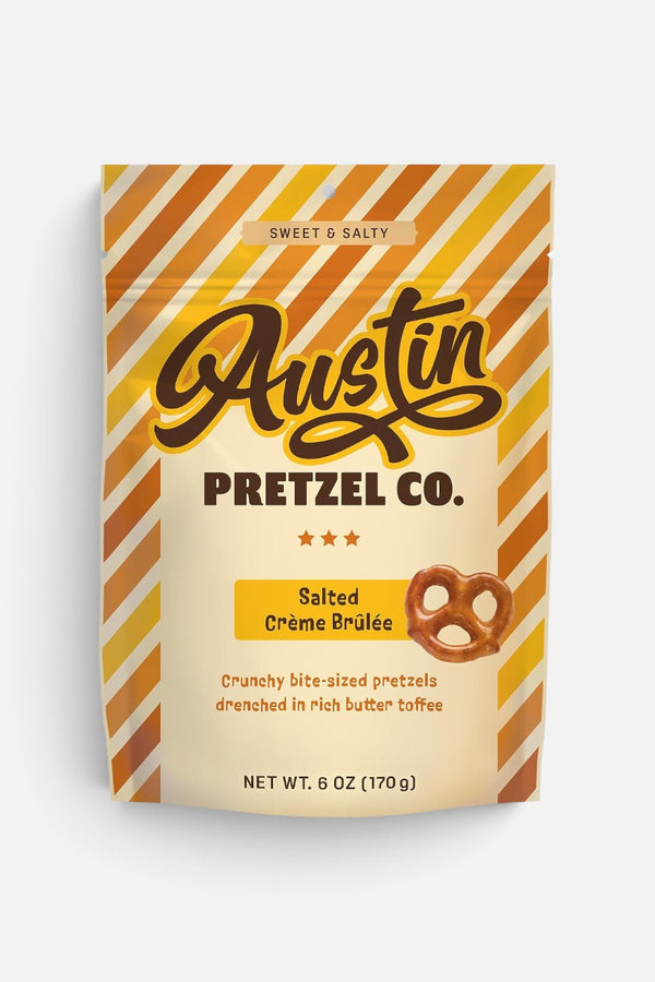 Austin Pretzel Company Salted Crème Brûlée Pretzels