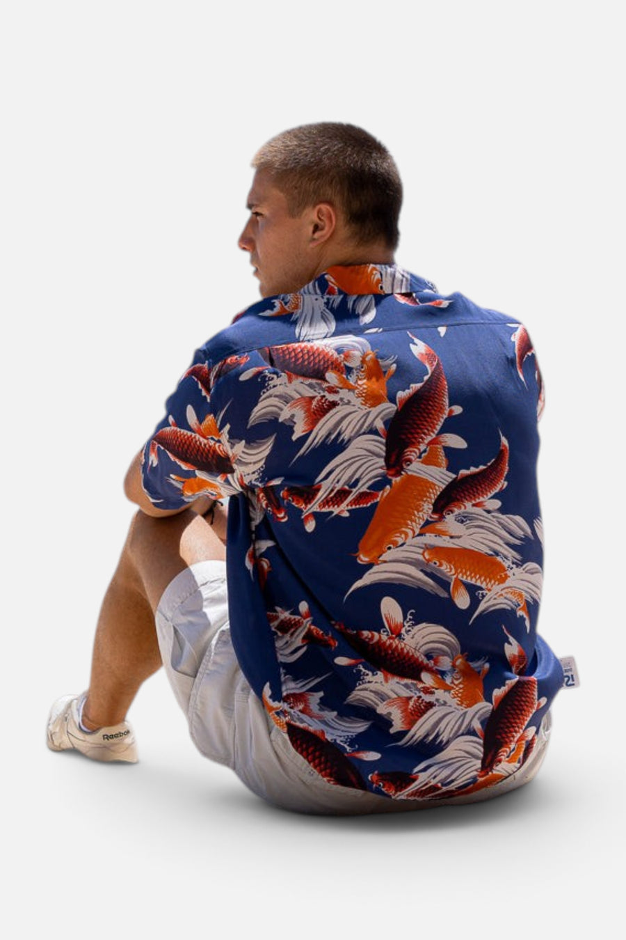 Avanti Fashion, Inc Koi Short in Navy – side view