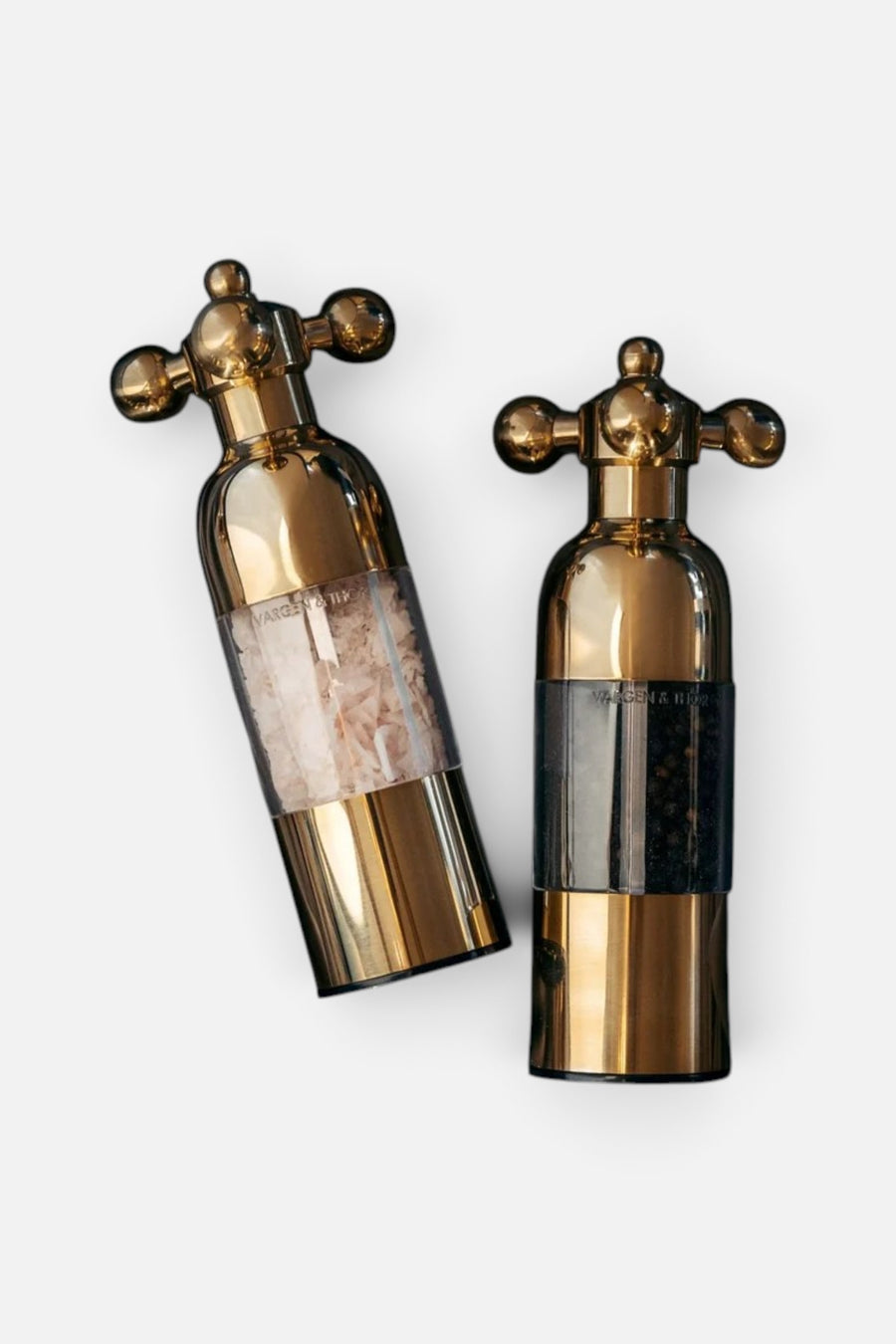 Axia Salt & Pepper Mill in Cava Bronze – front view