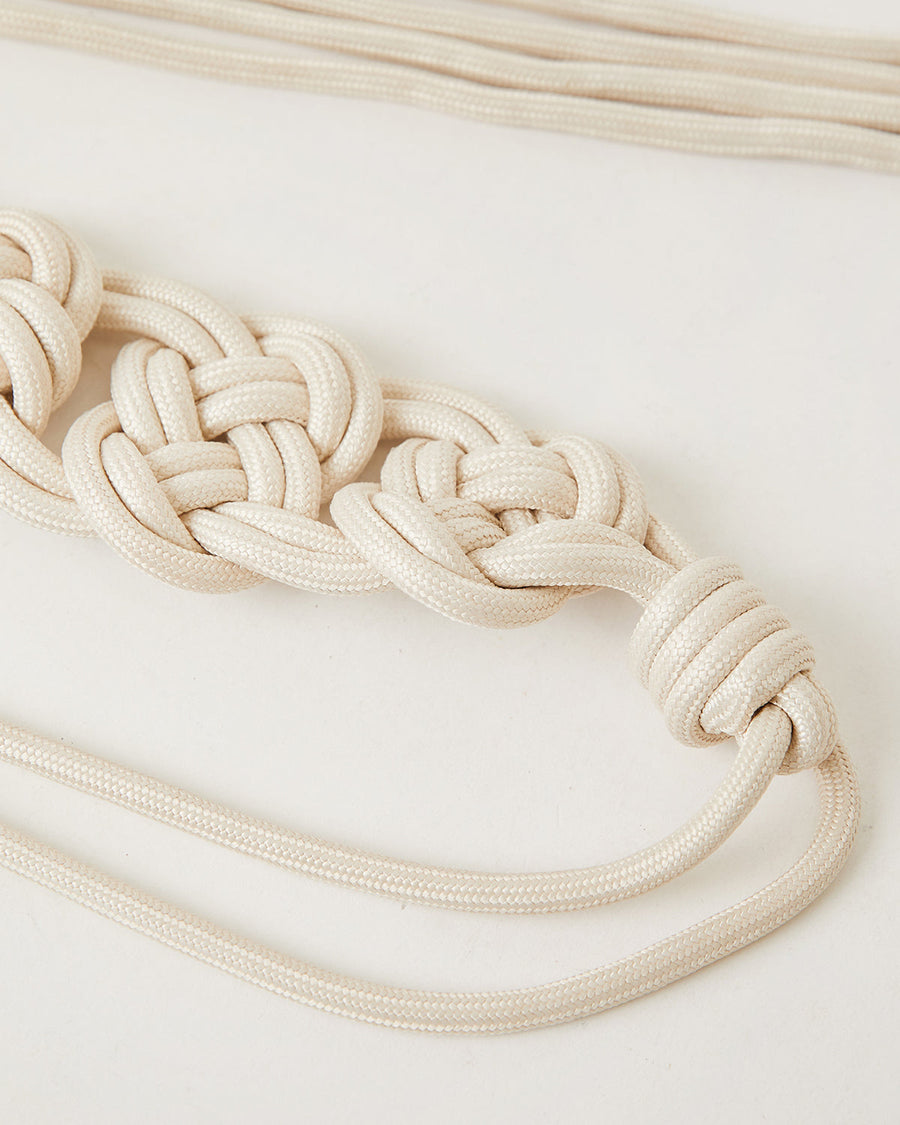 B-Low The Belt Cordelia Wrap Belt in Bone – back view