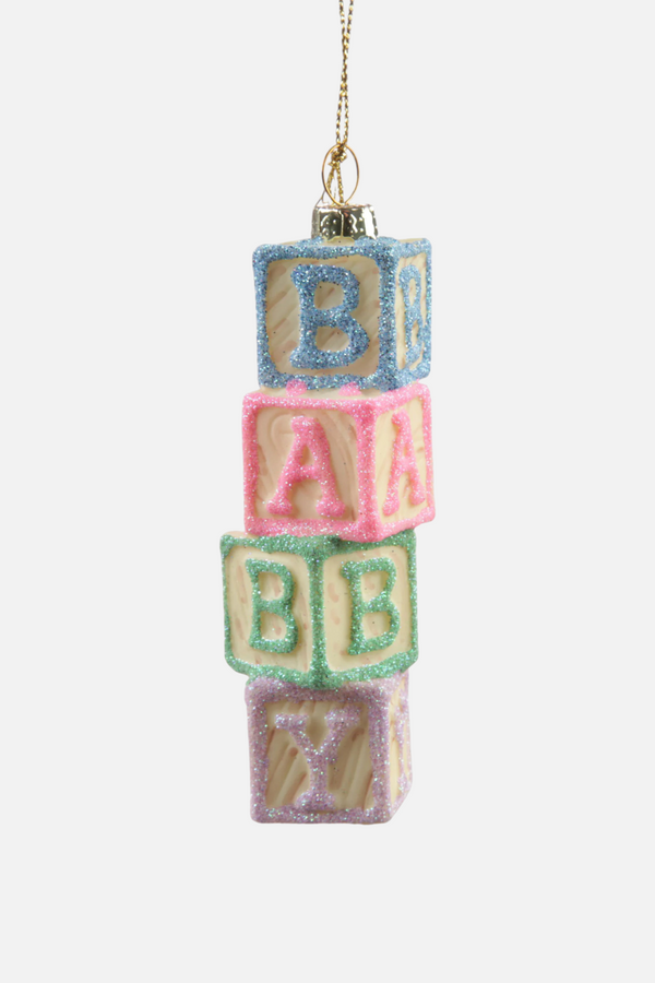 Baby Blocks Ornament
