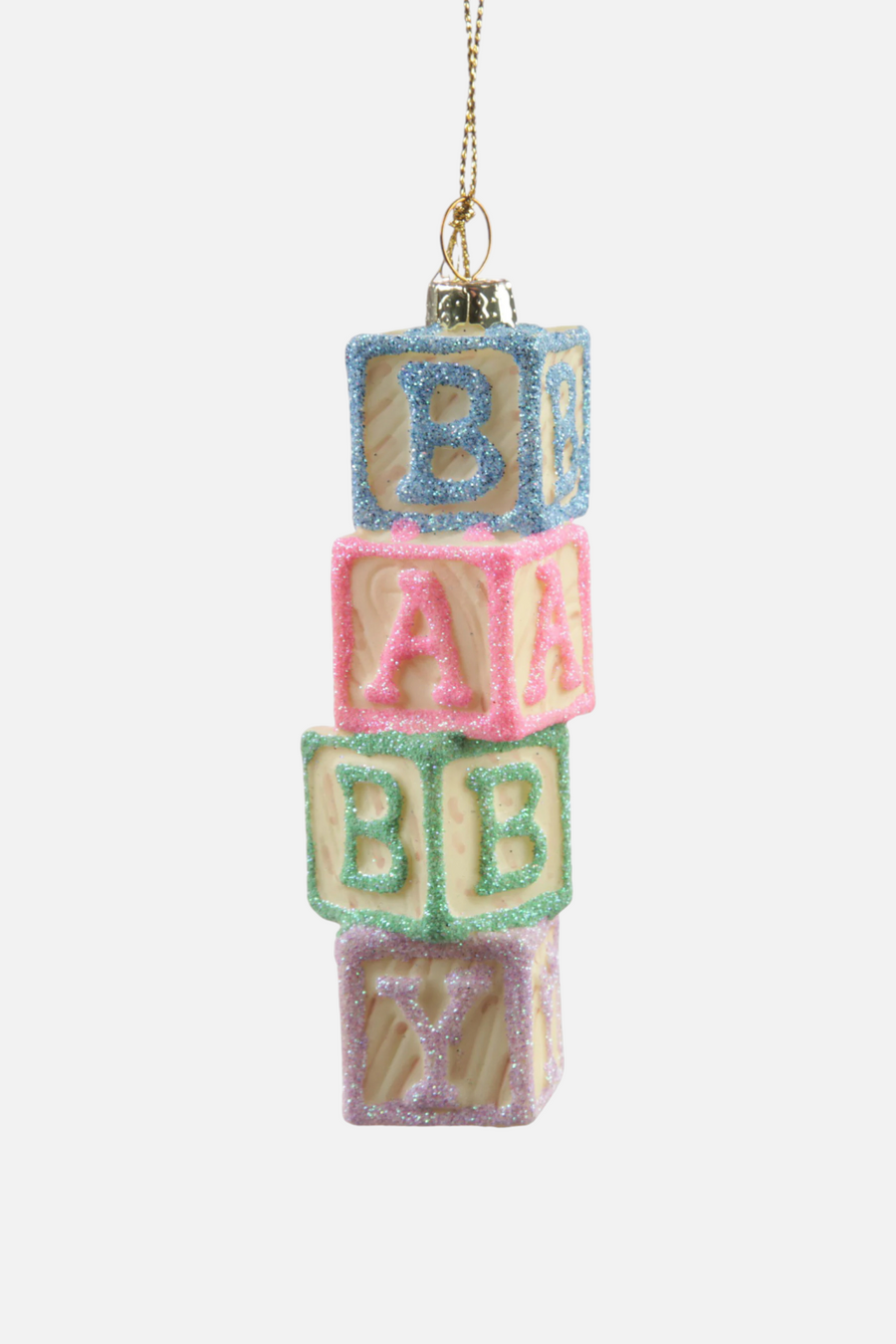 Baby Blocks Ornament – front view