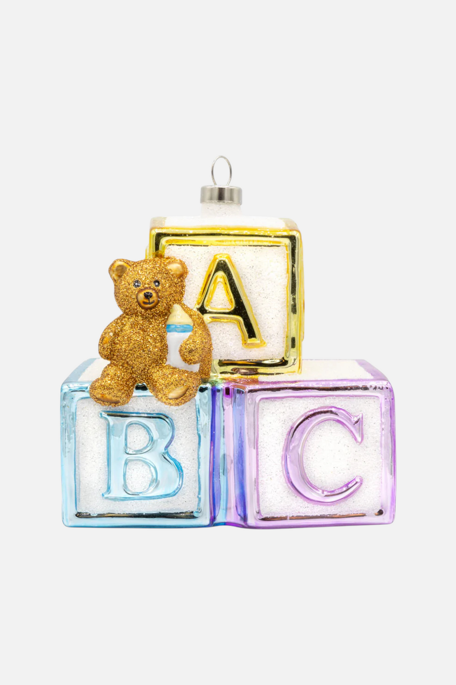 Baby Blocks Ornament – front view