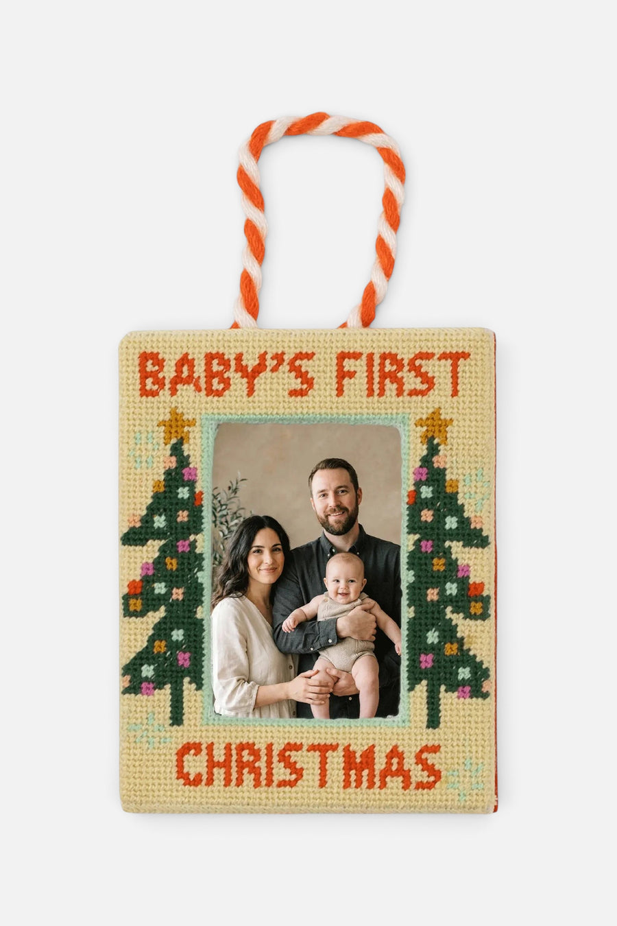 Baby's 1st Frame Ornament – front view