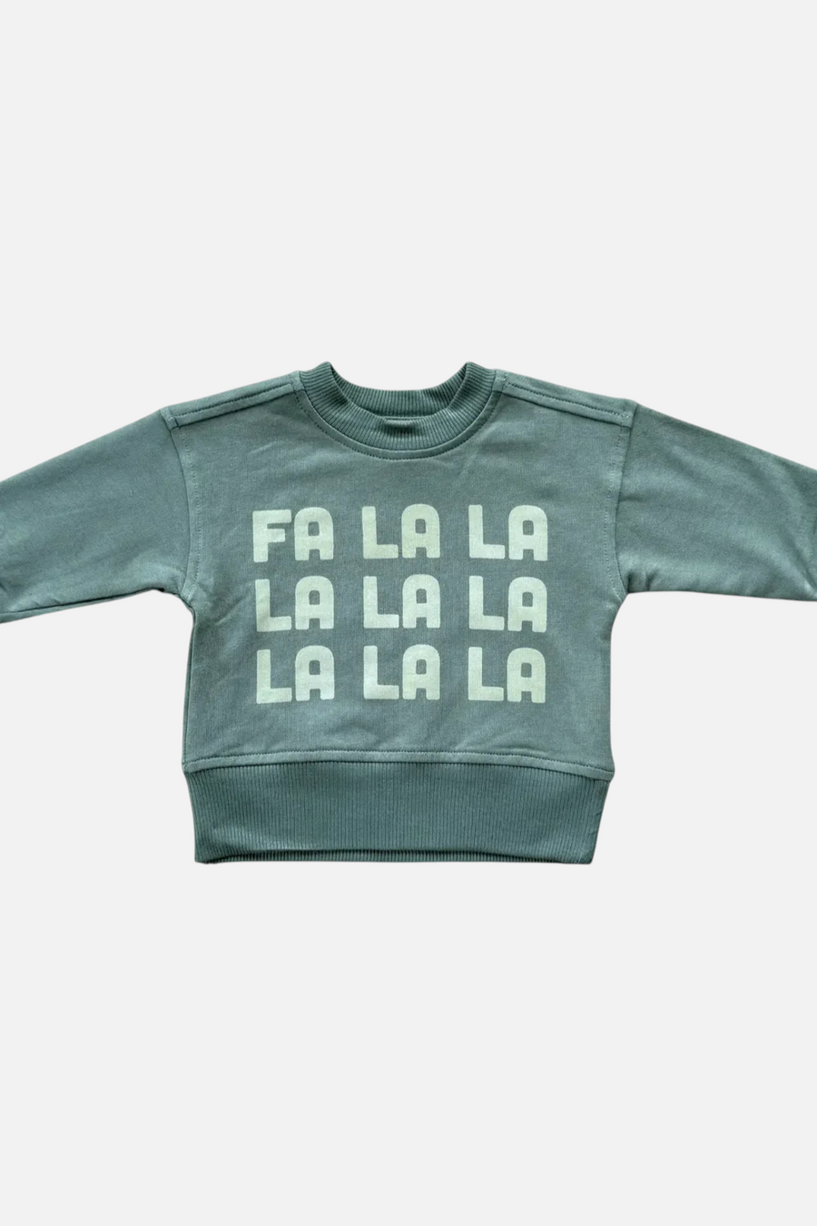 Babysprouts Infant Fa La La La Sweatshirt – front view