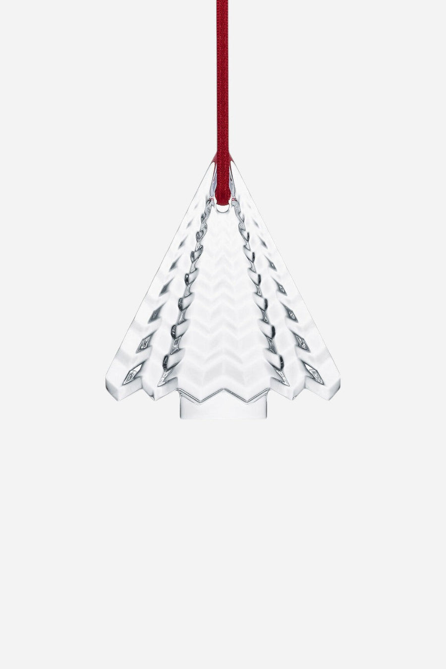 Baccarat Annual Christmas Ornament, Clear – front view
