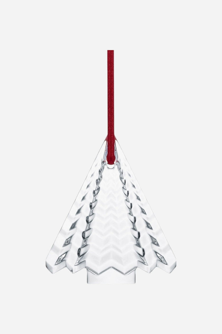 Baccarat Annual Christmas Ornament, Clear – three-quarter view