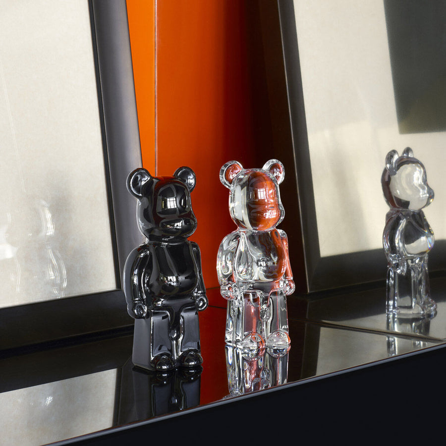 Baccarat Be@rbrick Standing Figurine in Black – back view