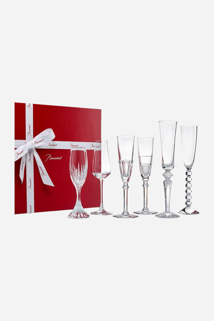 Baccarat Cocktail Champagne Flutes - Set of 6 – front view