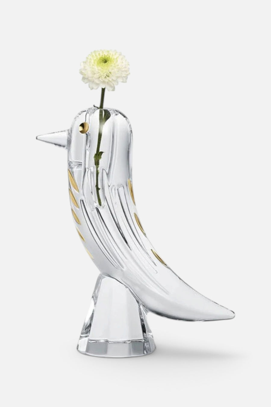 Baccarat Faunacrystopolis Bird Bud Vase – front view