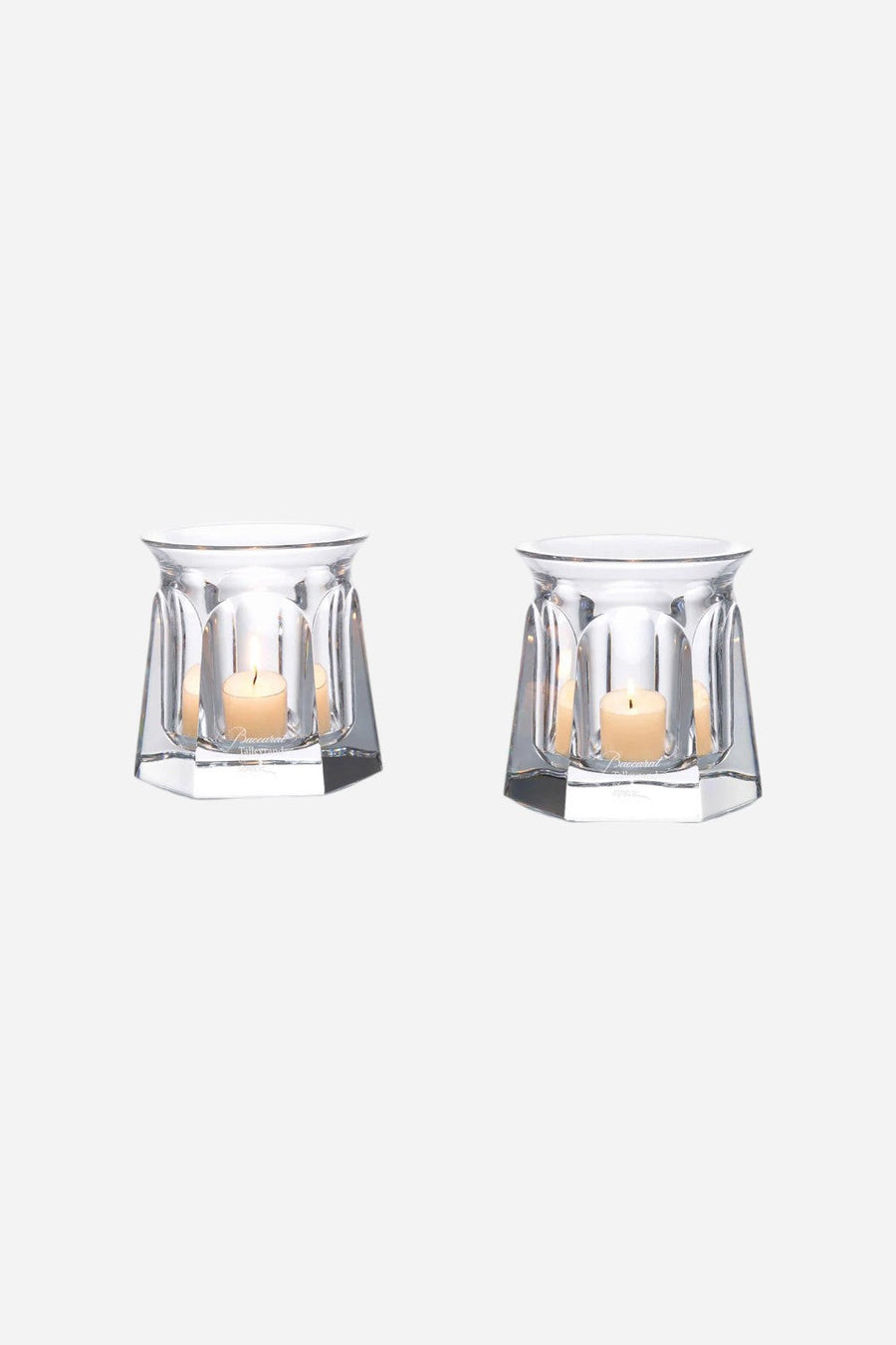 Baccarat Harcourt Talleyrand Unique Votives - Set of 2 – back view