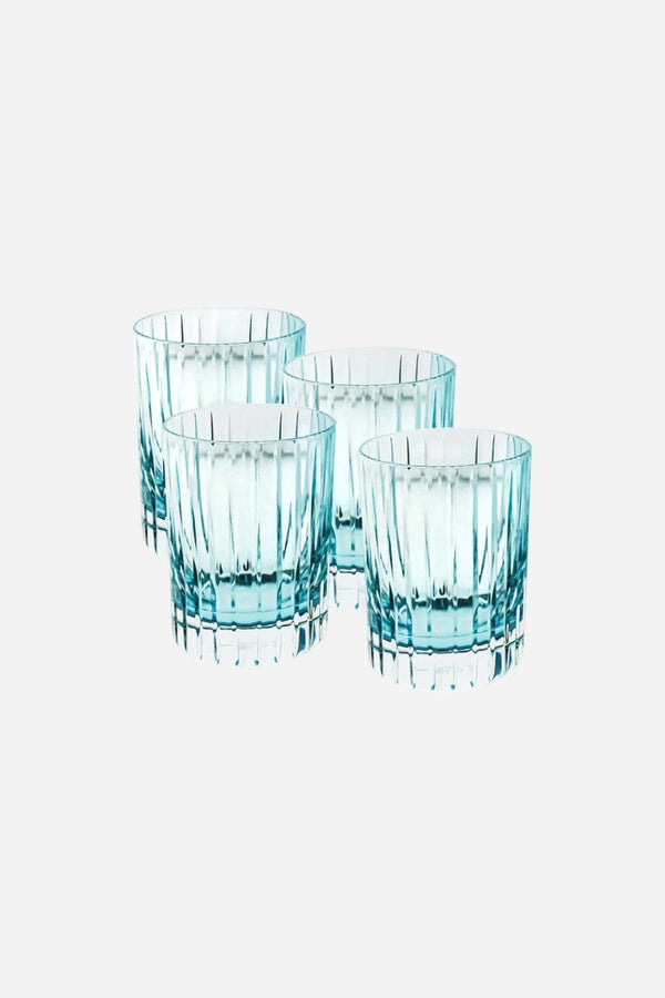 Baccarat Harmonie Tumblers in Turquoise - Set of 4