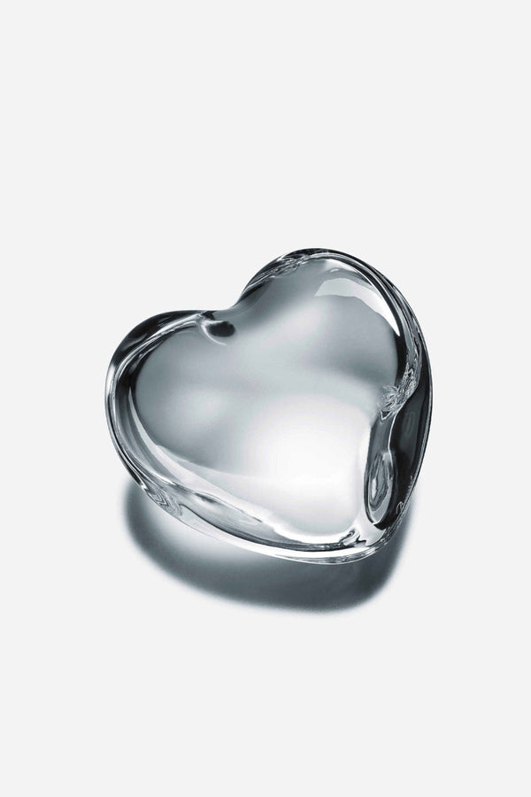 Baccarat Heart Puffed in Clear