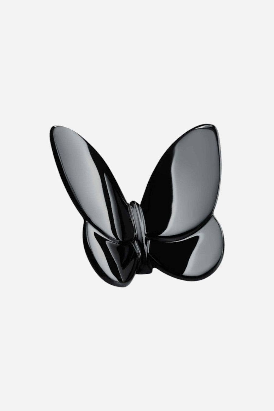 Baccarat Lucky Butterfly Papillon in Black – front view