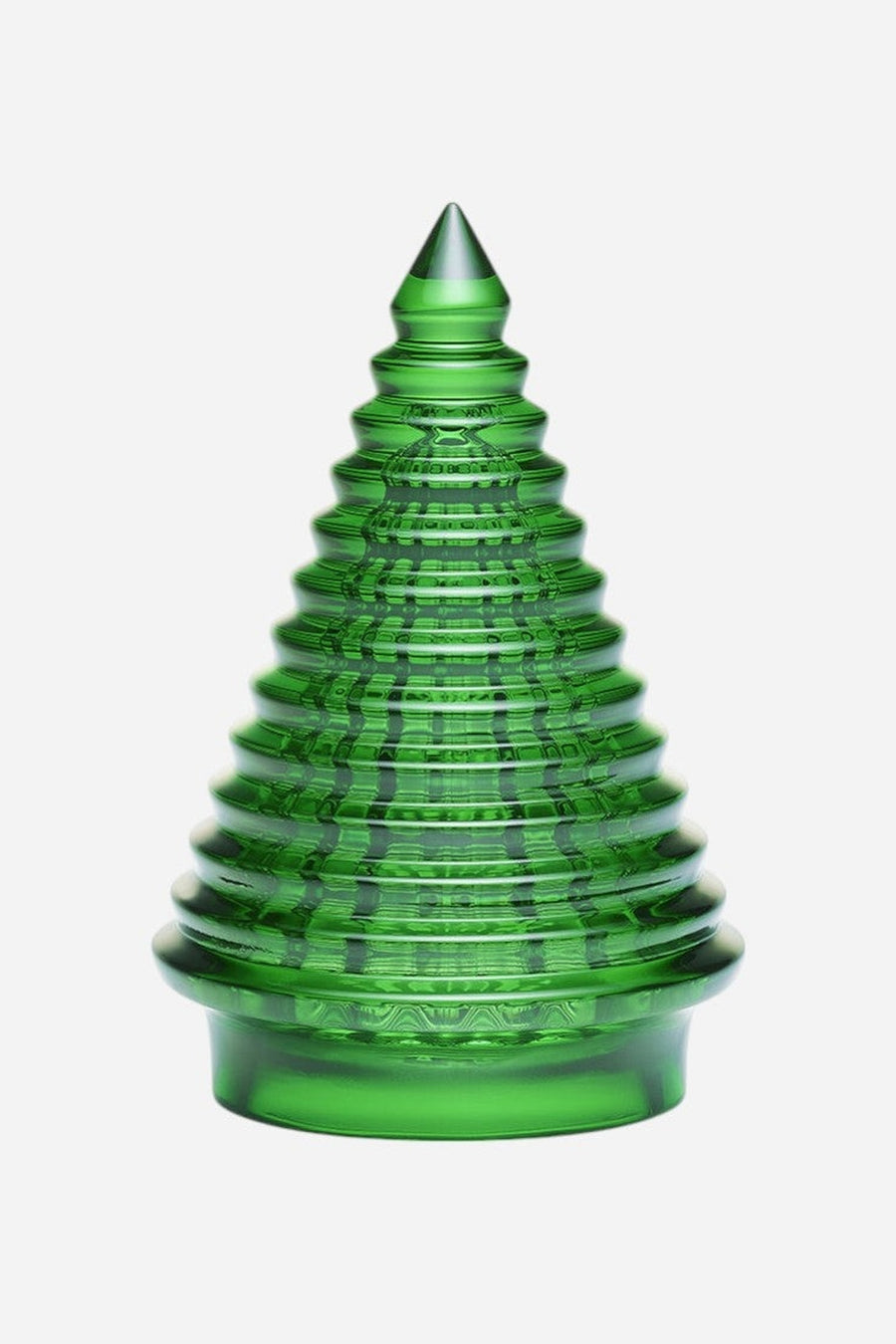 Baccarat Noel Eye Fir in Green – side view