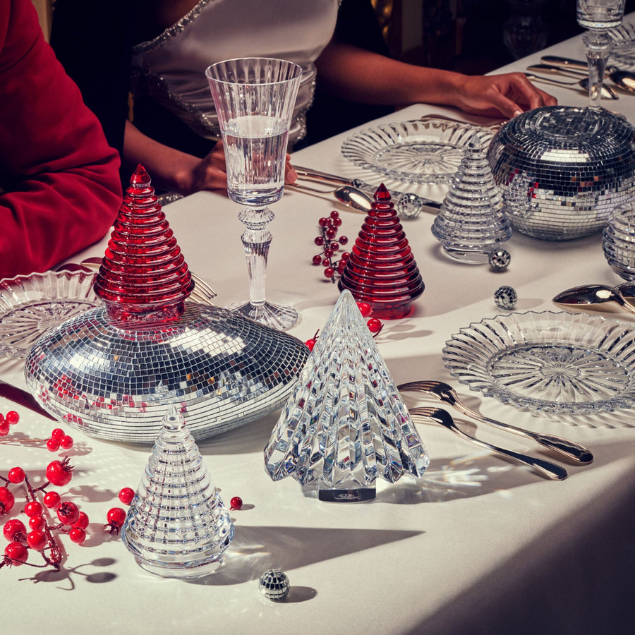 Baccarat Noel Eye Fir in Red – back view