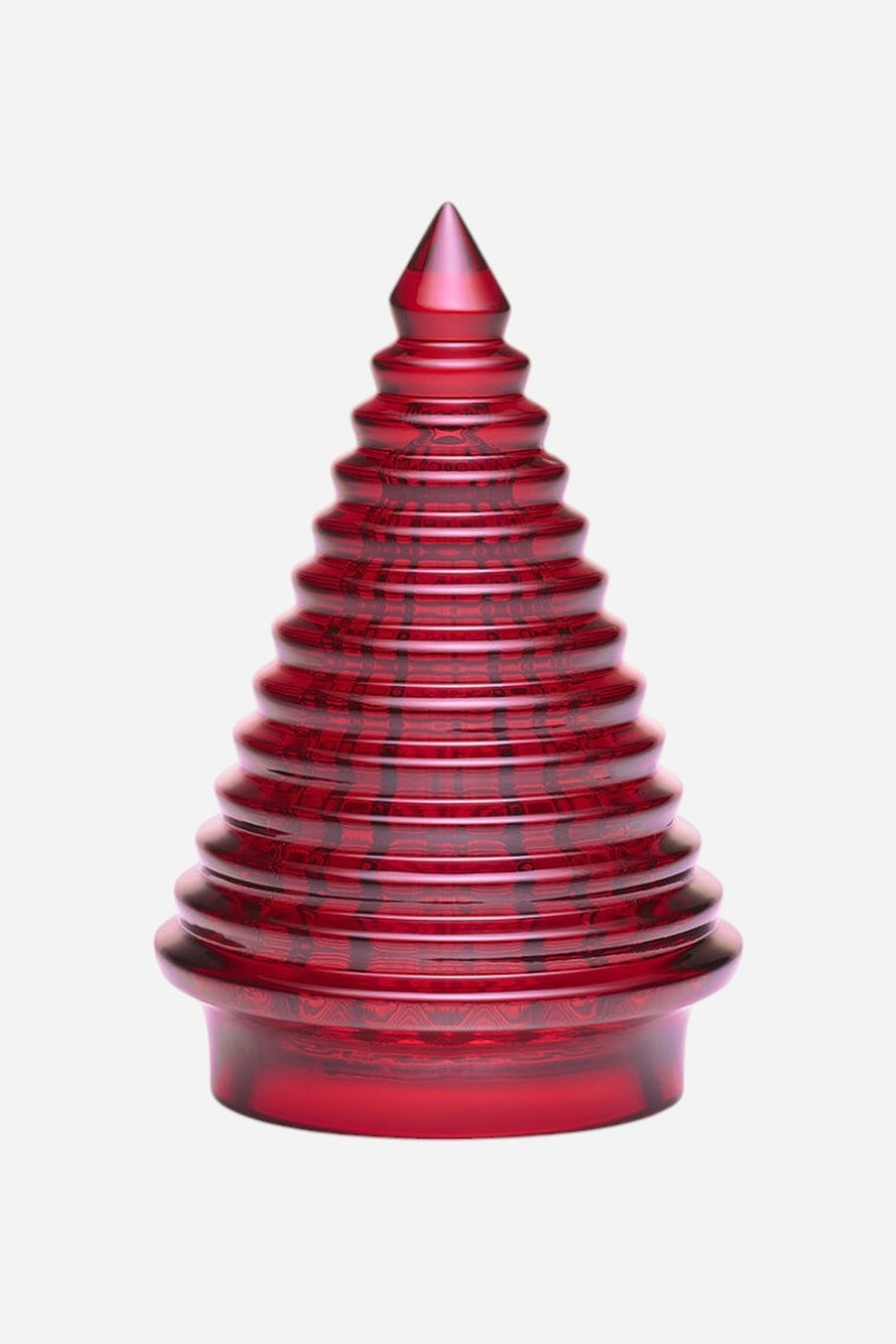 Baccarat Noel Eye Fir in Red – side view