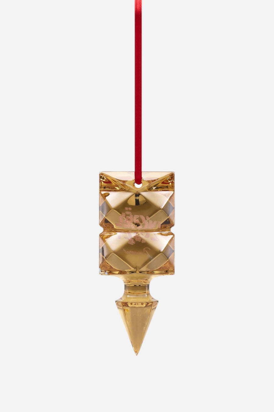 Baccarat Noel Louxor 2024 Annual Ornament in Gold – front view