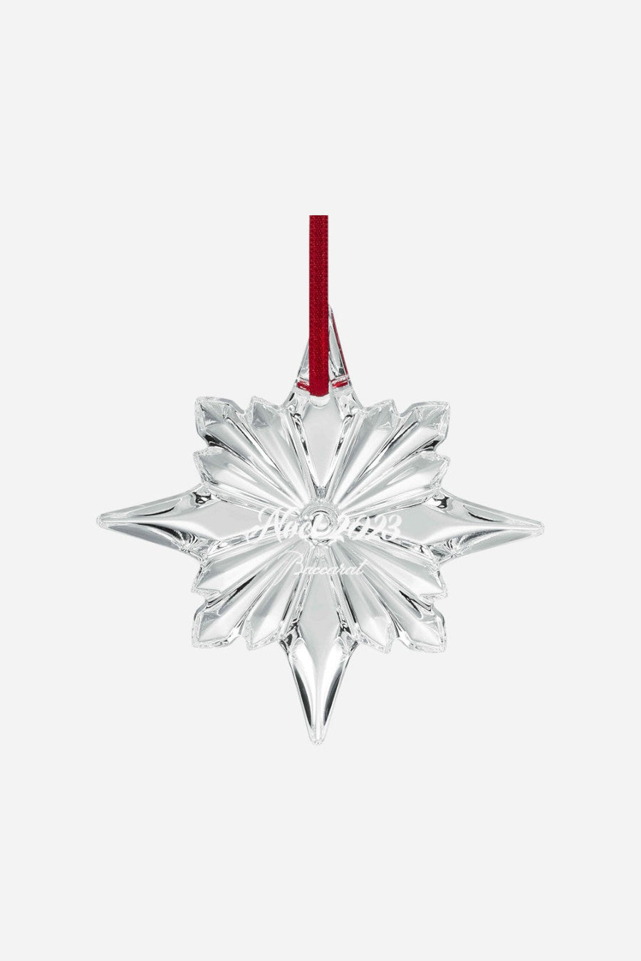 Baccarat Noel Wish Annual Christmas Ornament – back view