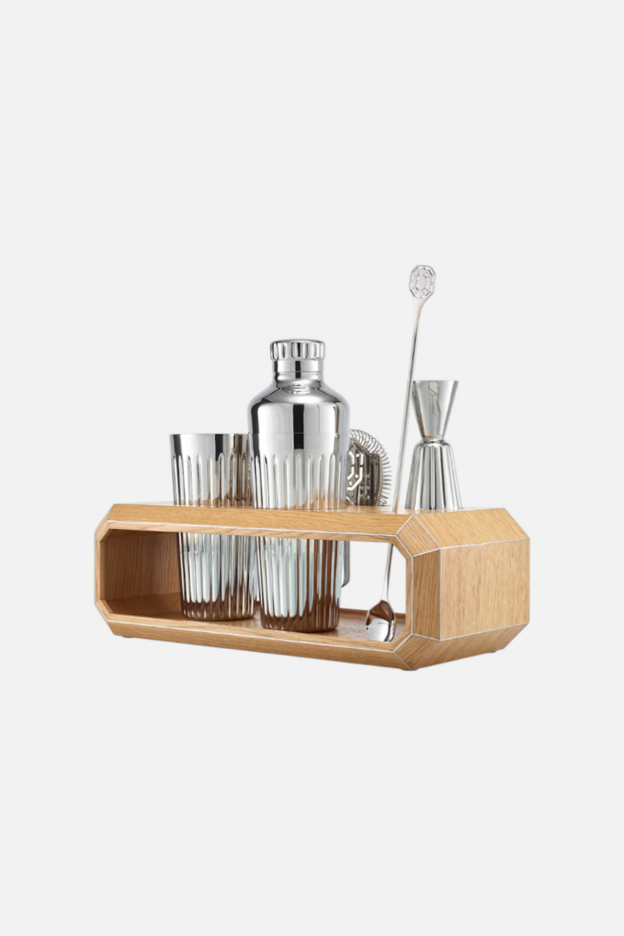 Baccarat Octogon Stand Bar Accessories – back view