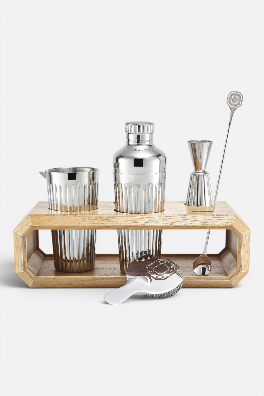 Baccarat Octogon Stand Bar Accessories – front view
