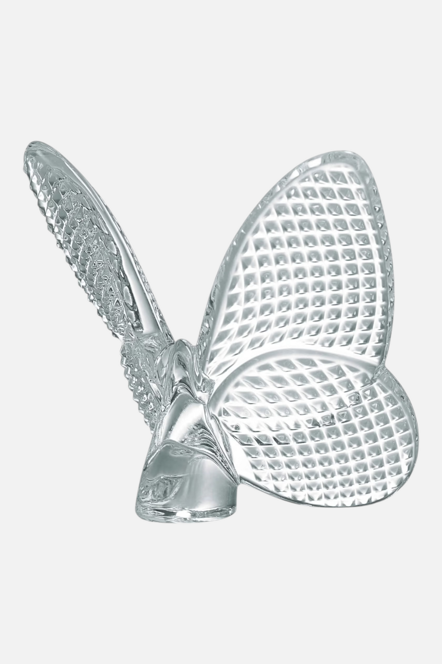Baccarat Papillon Diamond Cut Crystal Butterfly – back view