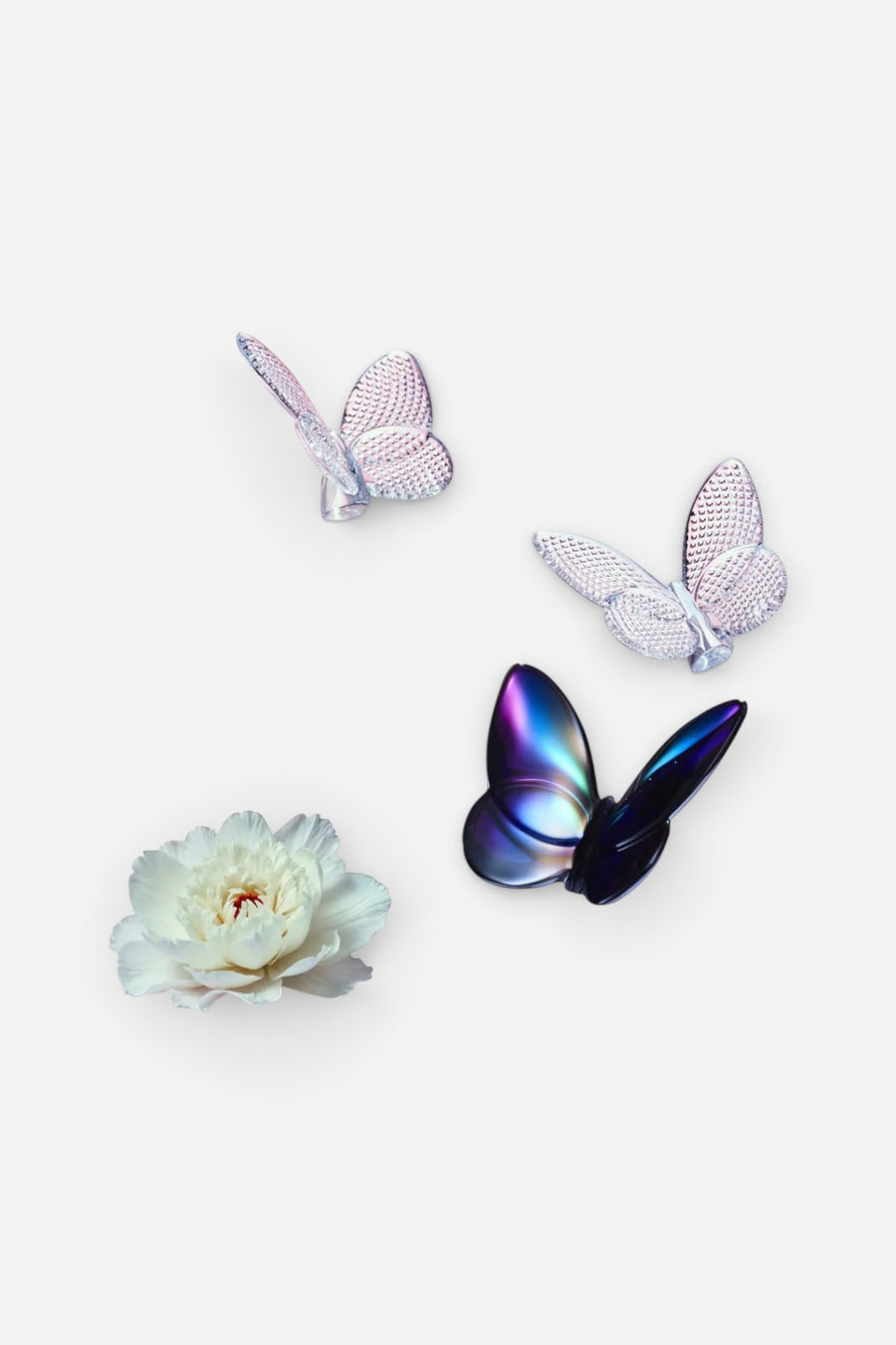Baccarat Papillon Diamond Cut Crystal Butterfly – detail