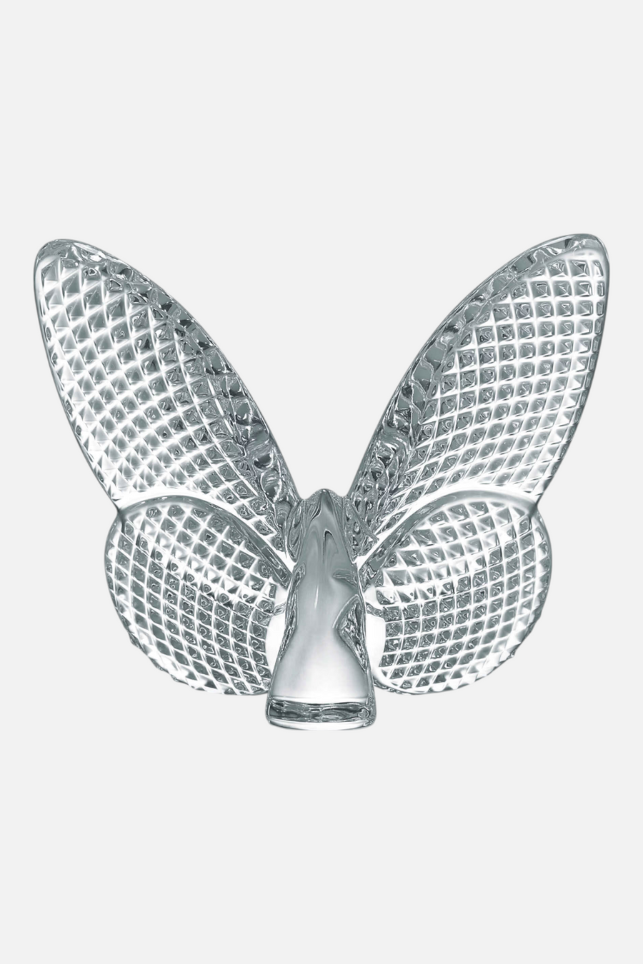 Baccarat Papillon Diamond Cut Crystal Butterfly – side view