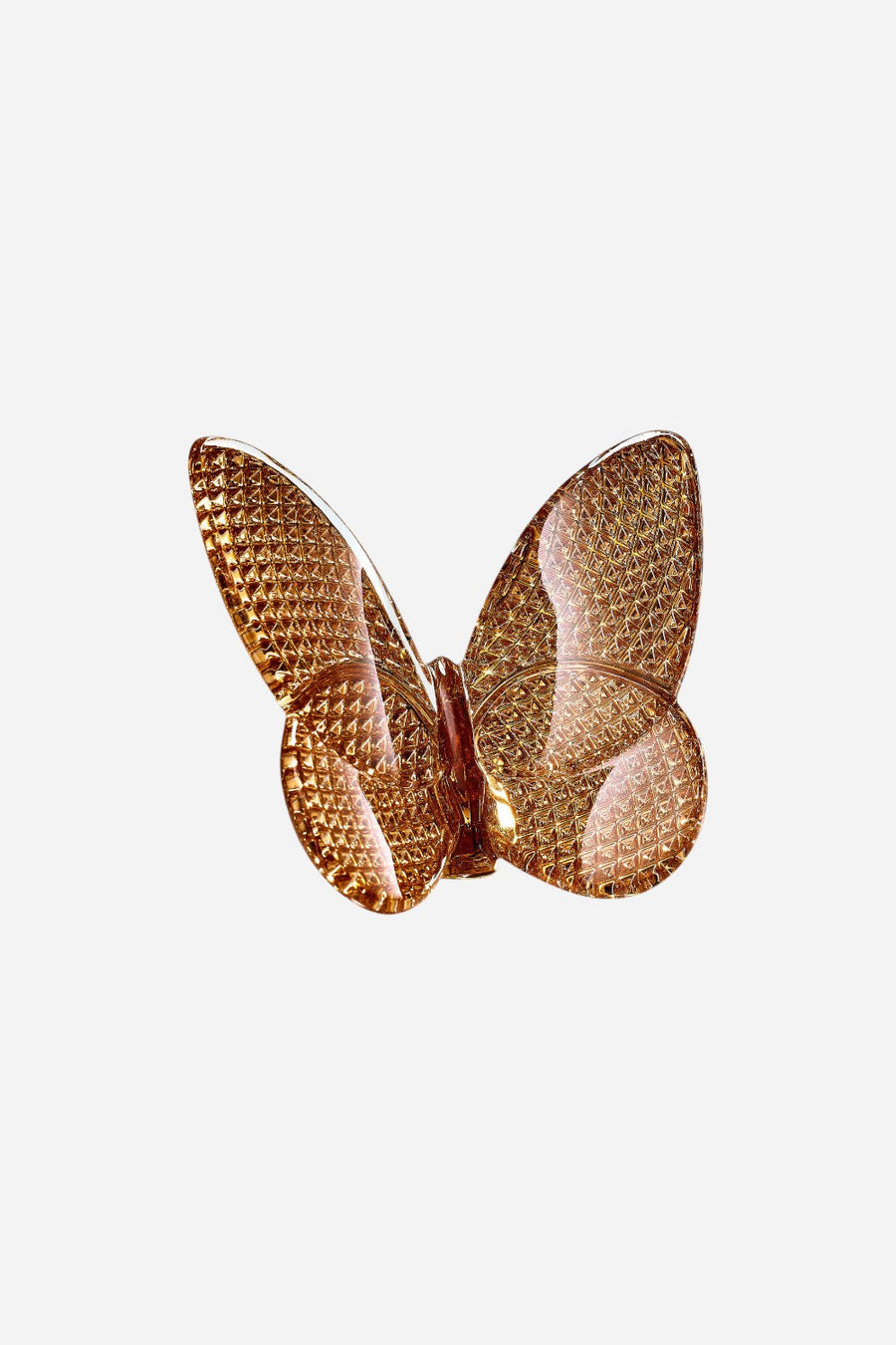 Baccarat Papillon Lucky Butterfly in Gold – front view