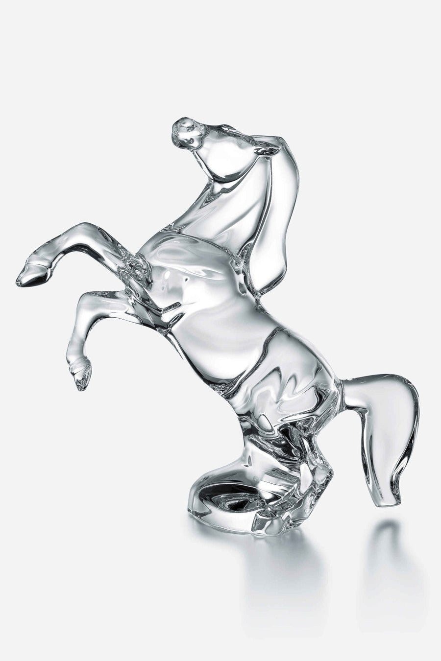 Baccarat Rearing Horse Sculpture – front view