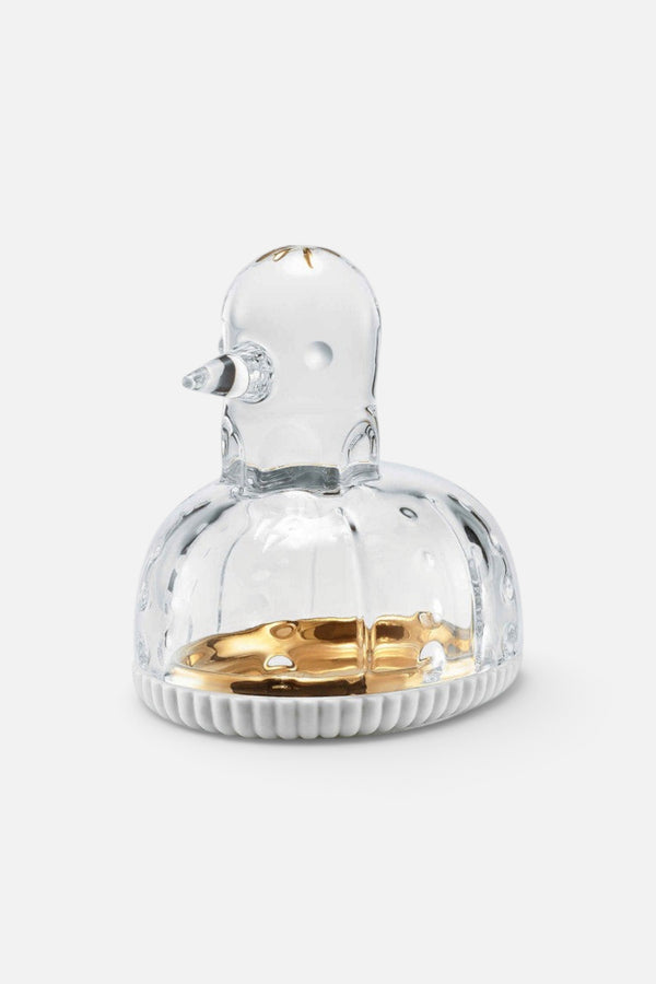 Baccarat Zoo Duck Jewelry Box in Clear