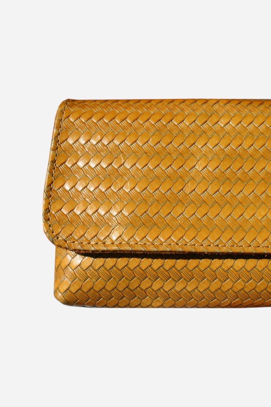 Baguette Clutch - Burnt Orange – back view