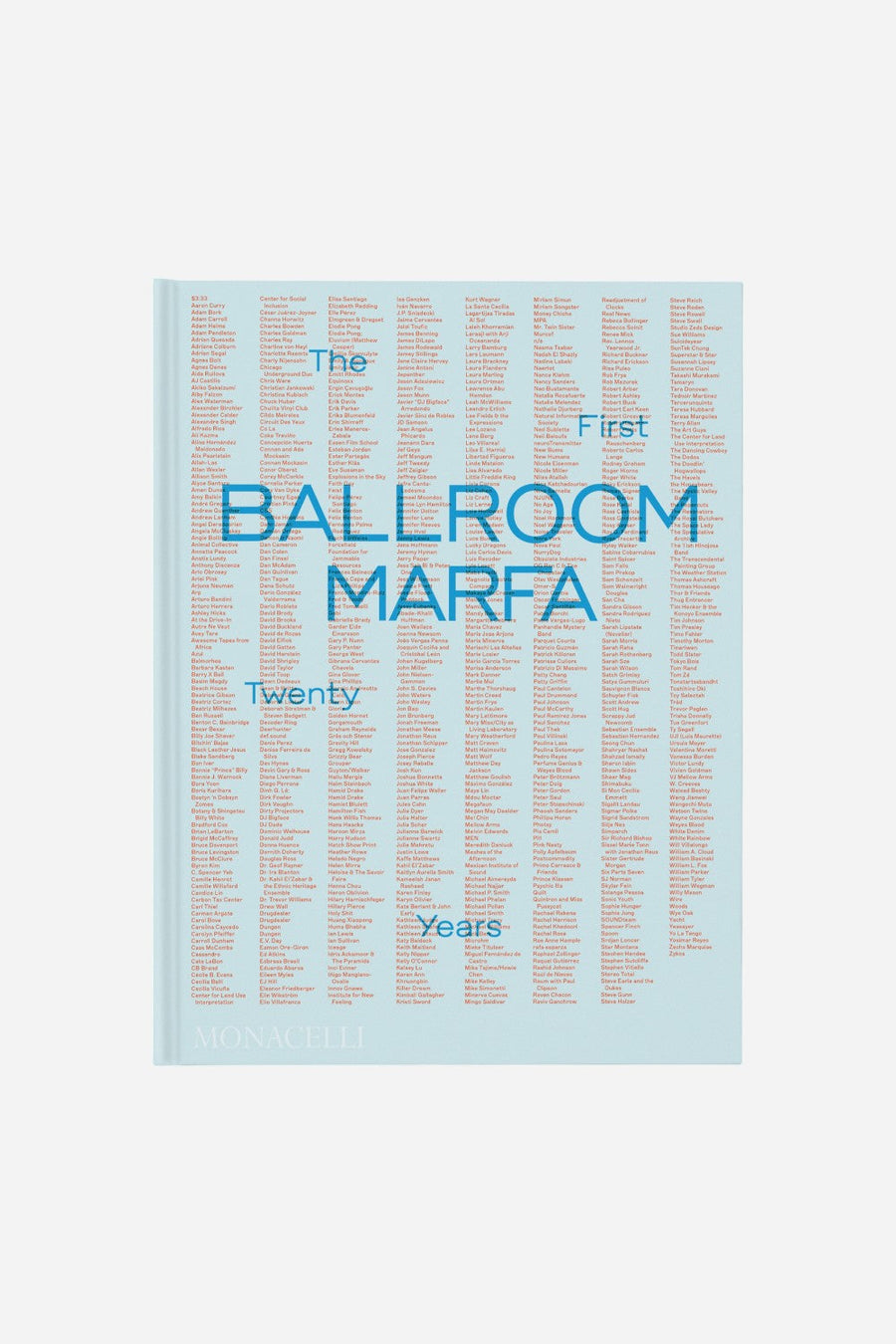 Ballroom Marfa: The First Twenty Years – back view