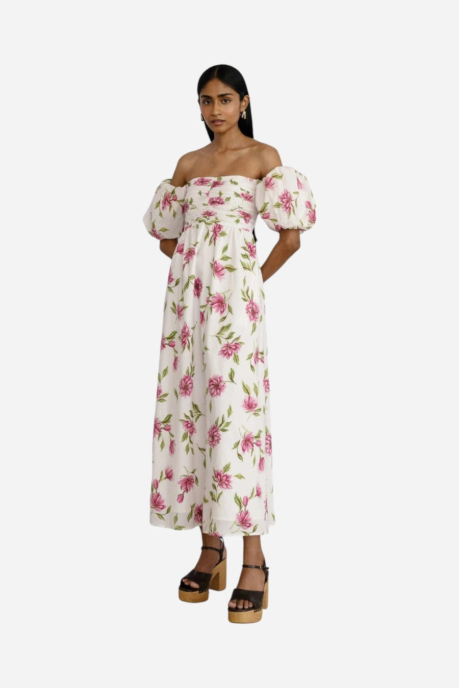 Banjanan Farida Dress in Killara Syrath – flat lay