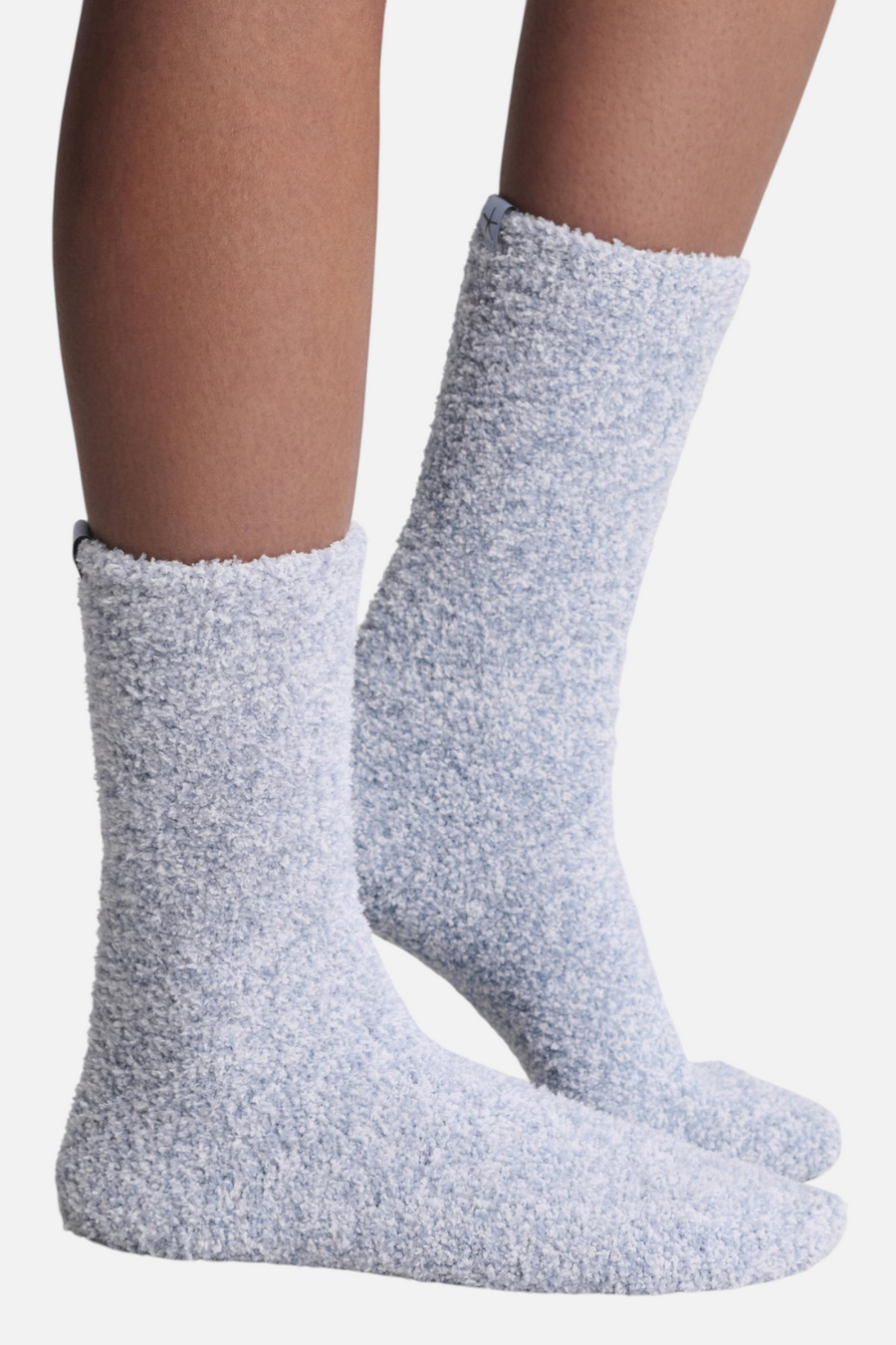 Barefoot Dreams CozyChic 2 Pair Sock Set in Snow Drop Multi – back view