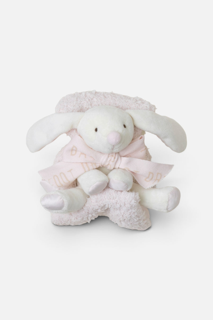 Barefoot Dreams CozyChic® Barefoot Buddie in Pink Bunny – back view