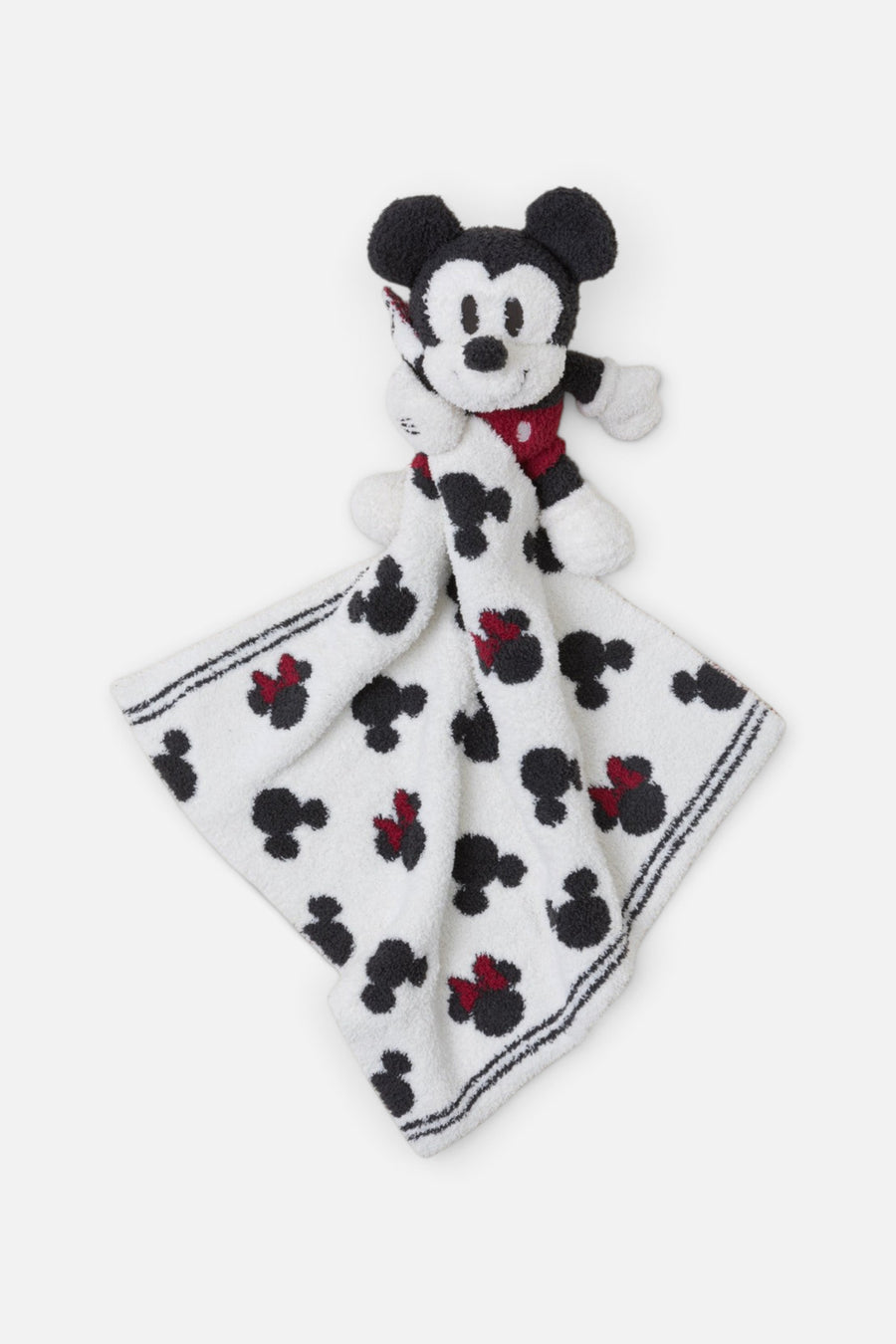 Barefoot Dreams CozyChic Disney Classic Mickey Mouse Blanket Buddie in Cream Multi – back view